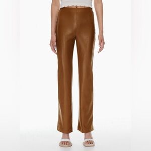 Aritizia Wilfred Elaine Pant, Size 4, Cognac, NWOT